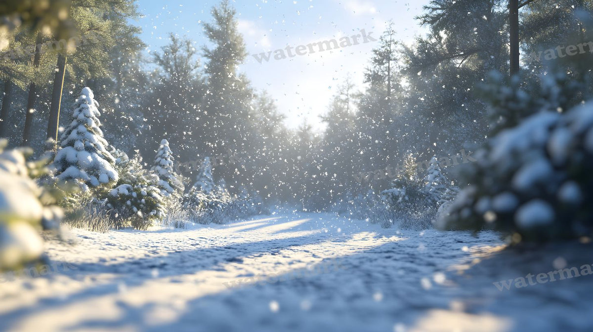 Winter Snow Backdrop Images