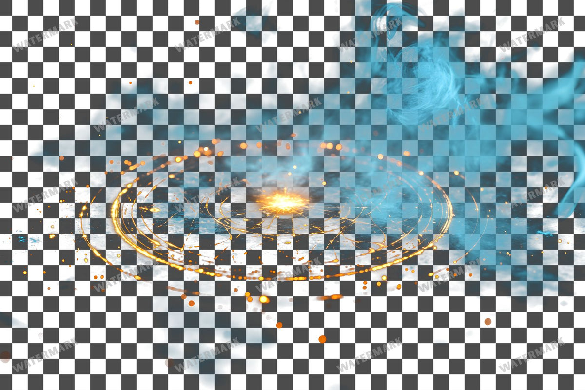 Witch Portal PNG overlay on a transparent checkered background, preview 6