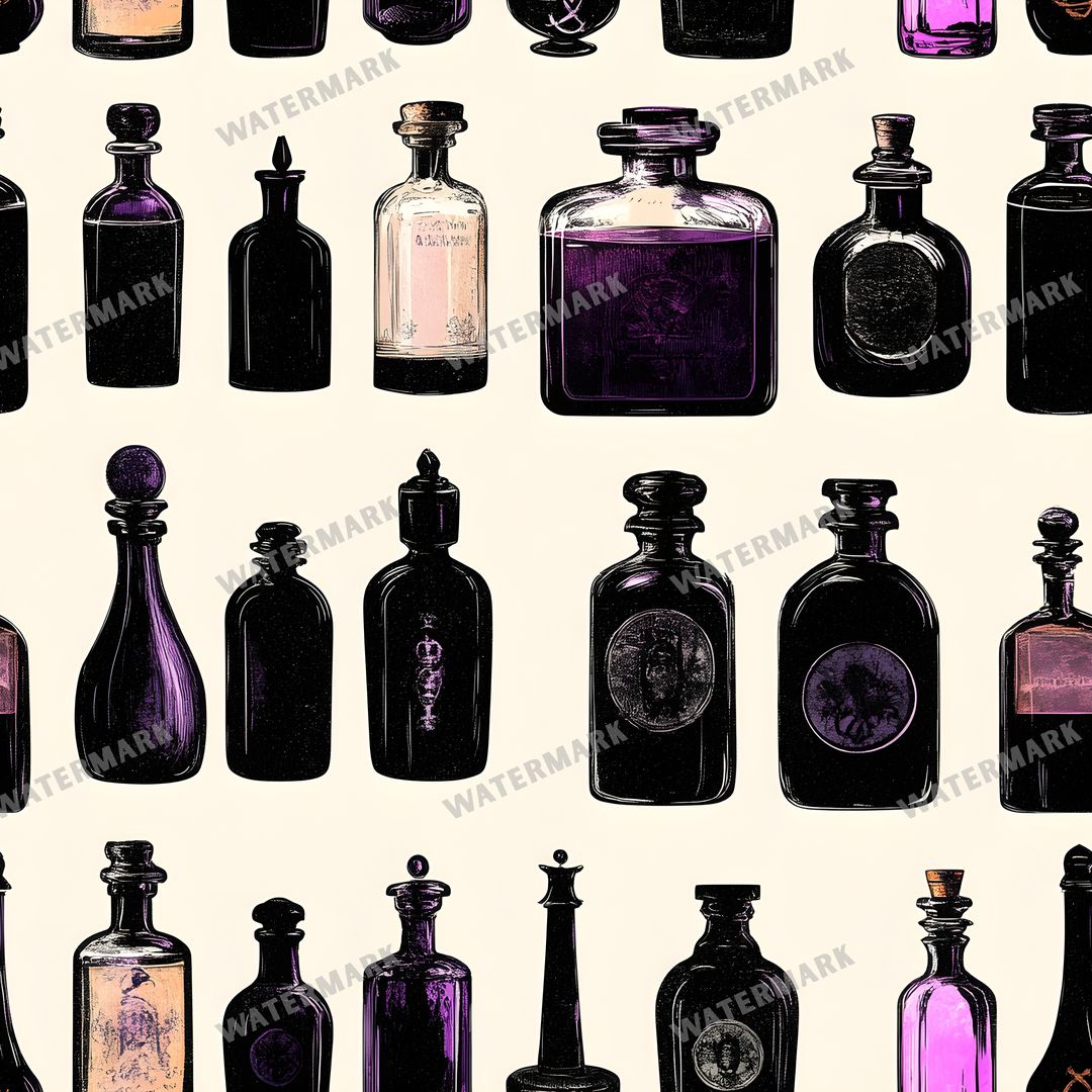 Witchcraft Seamless Pattern