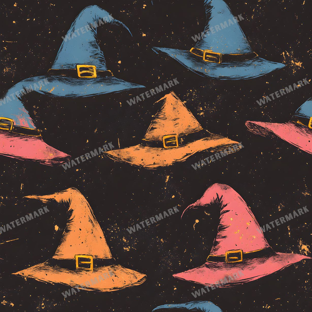 Witchcraft Seamless Pattern