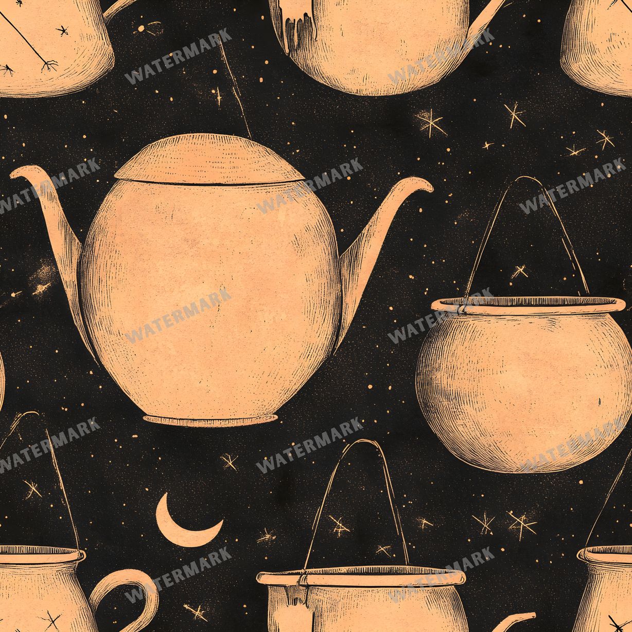 Witchcraft Seamless Pattern