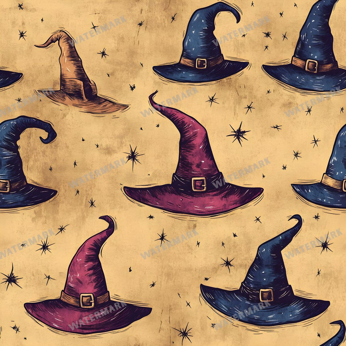 Witchcraft Seamless Pattern