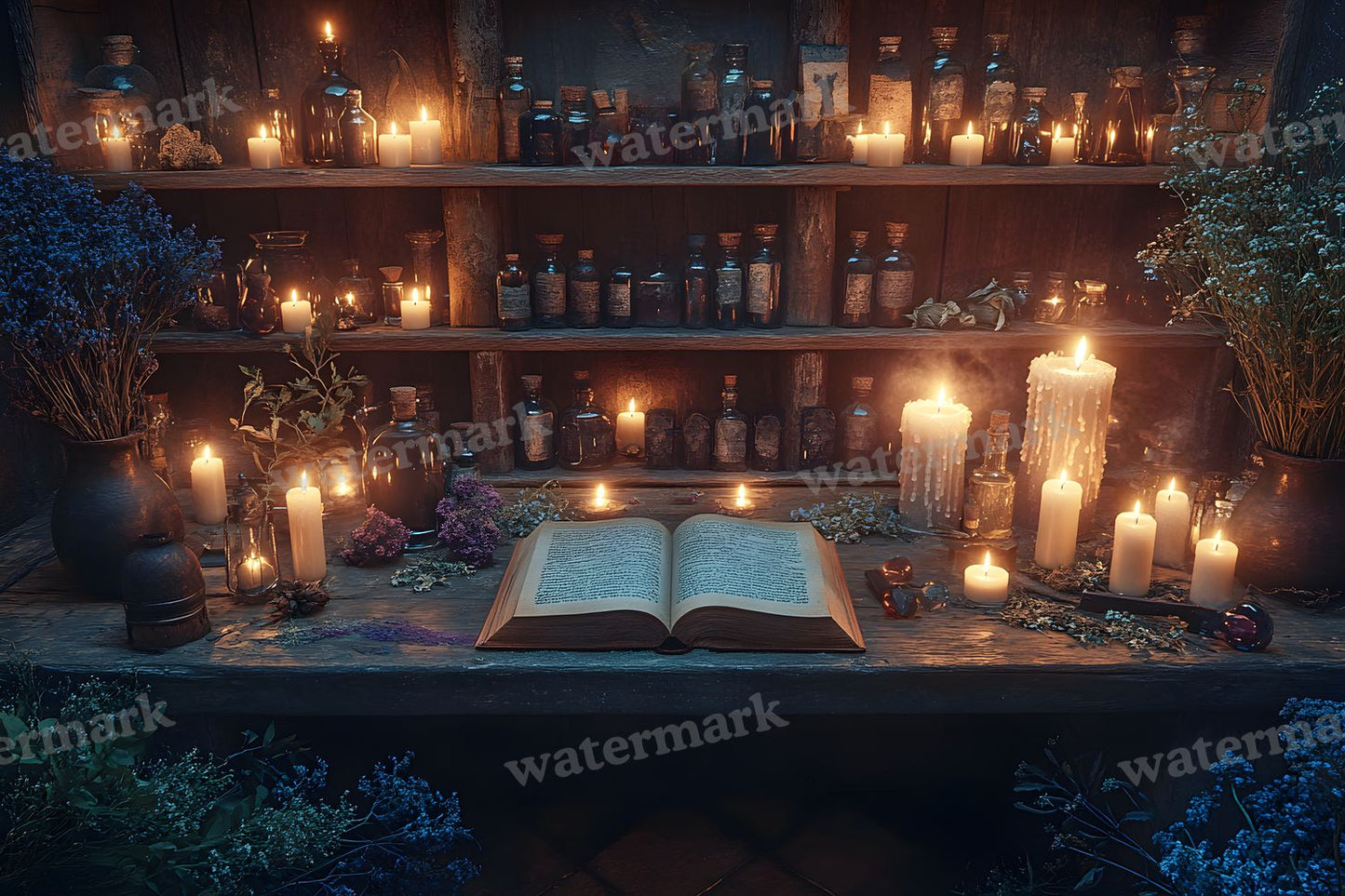 Witchs Apothecary Backdrop Images