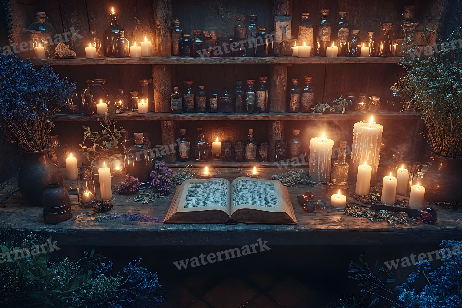 Witchs Apothecary Backdrop Images
