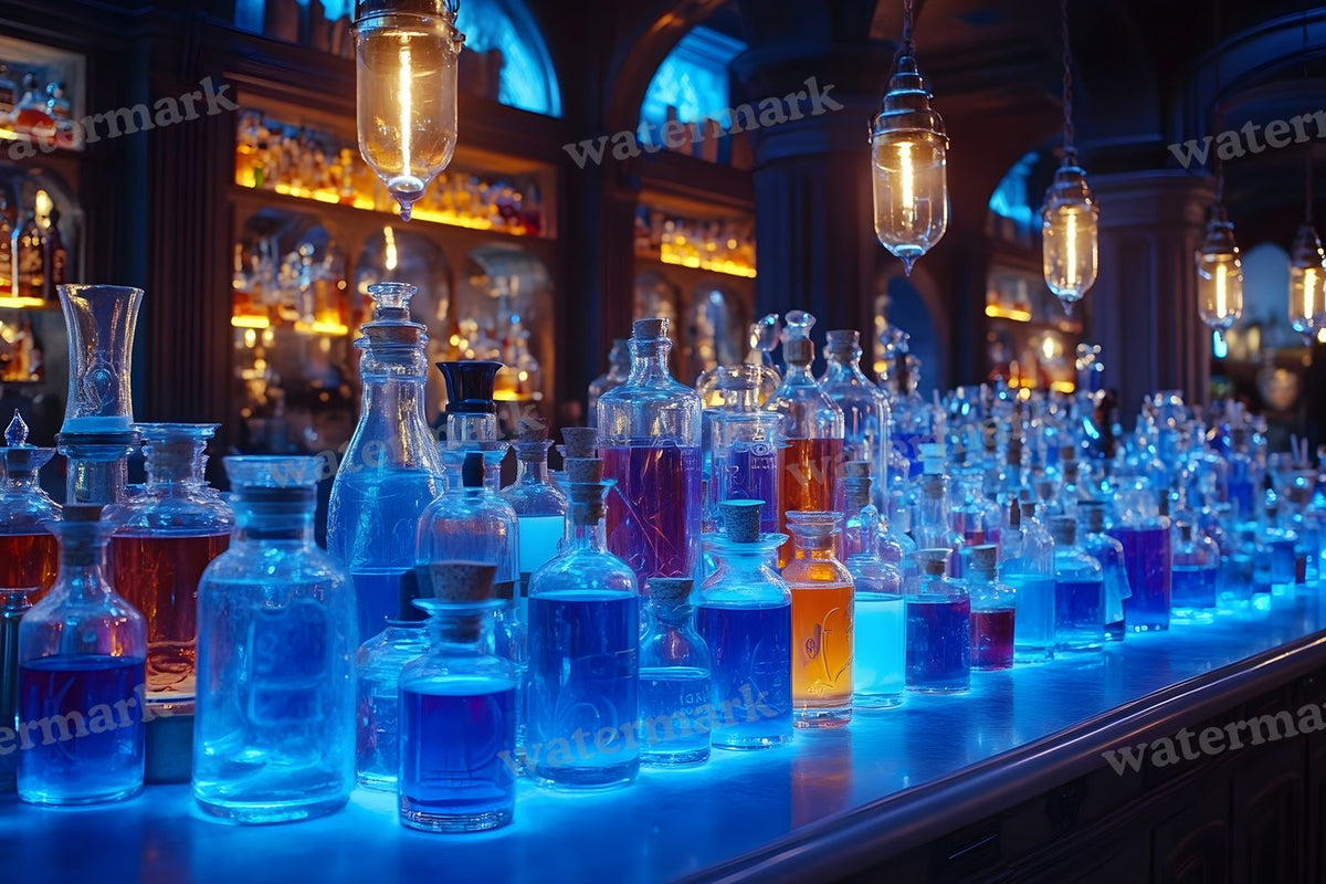 Witchs Apothecaryblue Backdrop Images