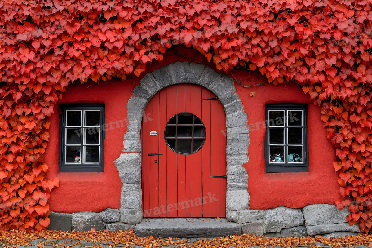 Witchs Hut Backdrop Images