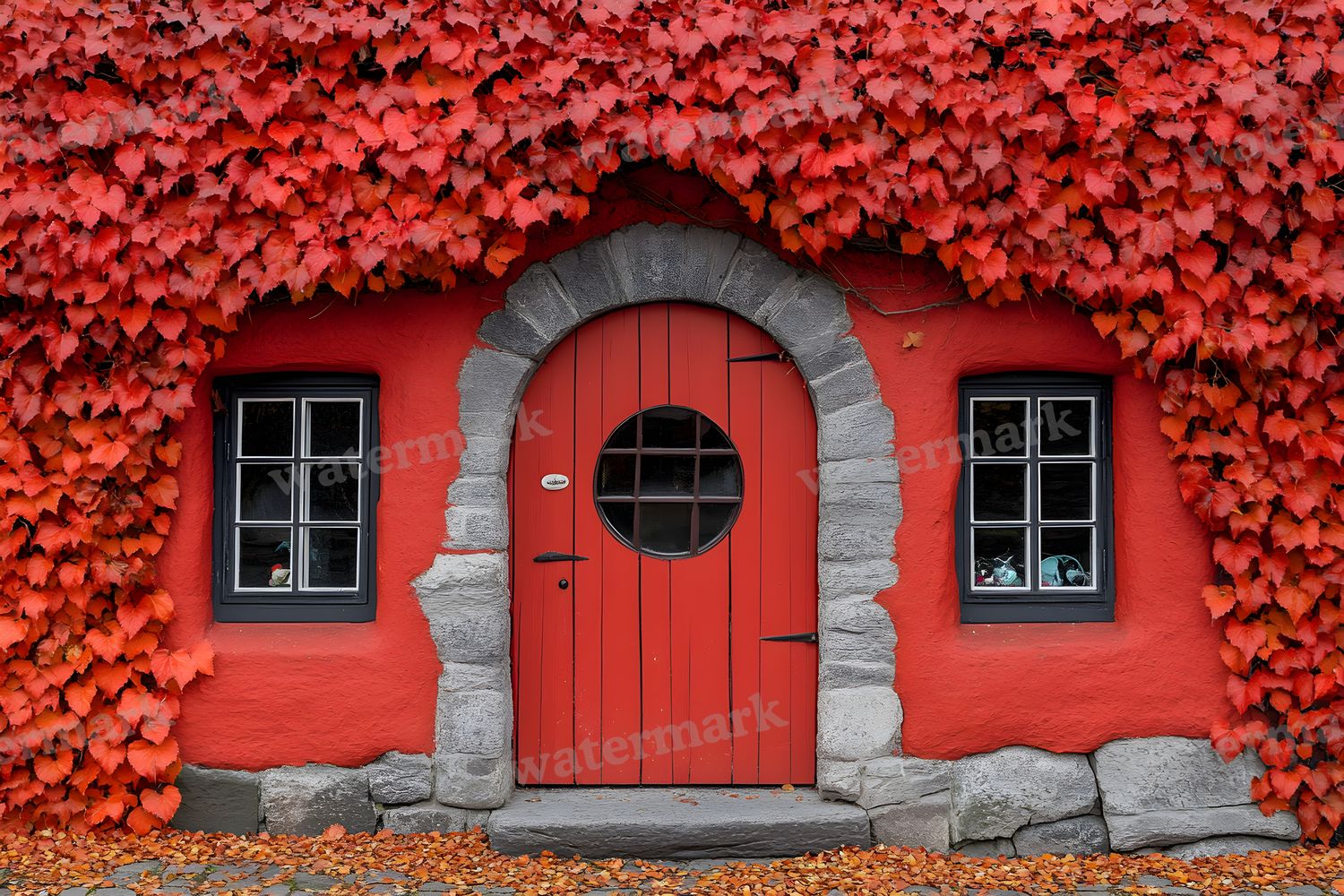 Witchs Hut Backdrop Images