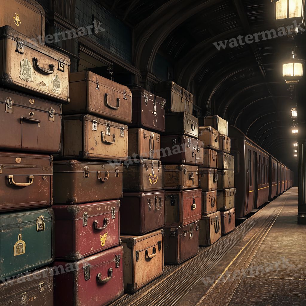 Wizarding School Train Platform Movie Scene Backdrop Images