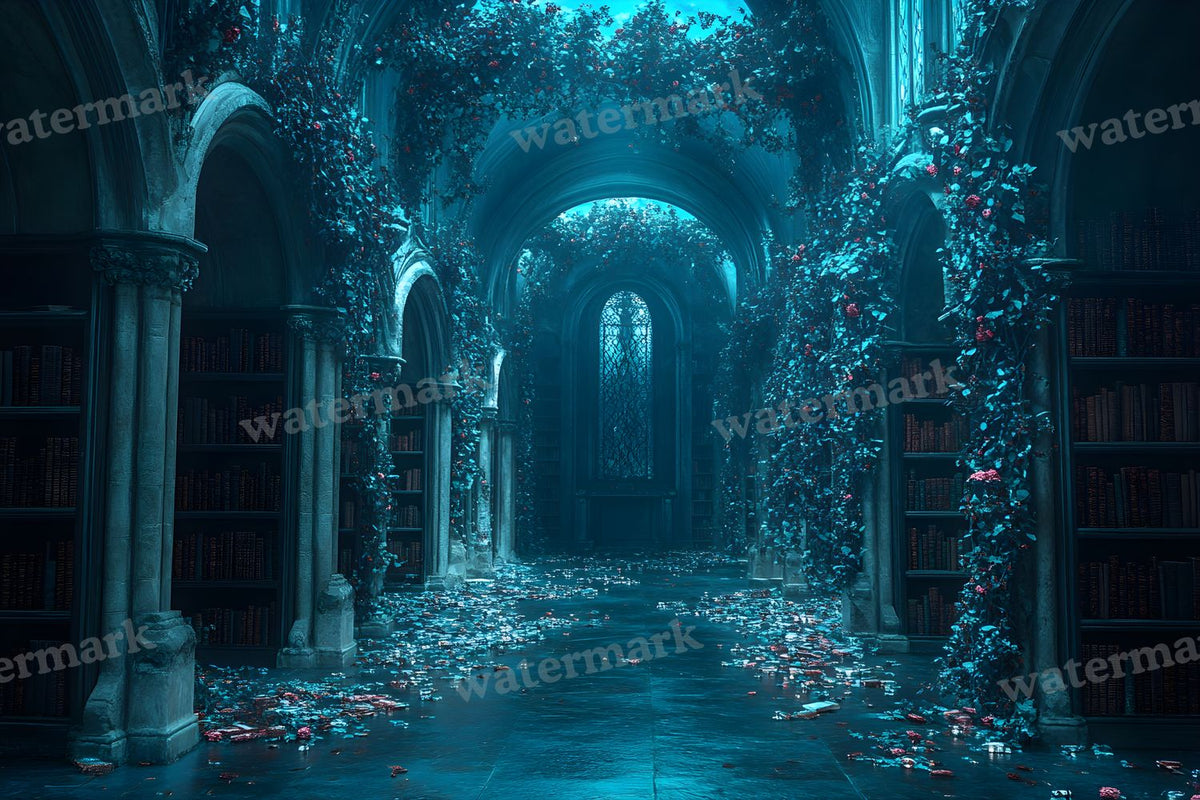Wizards Library Backdrop Images