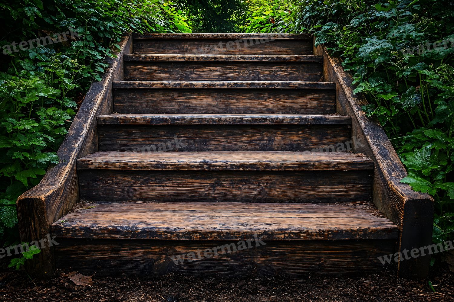 Wooden Stairrustic Vintage Backdrop Images