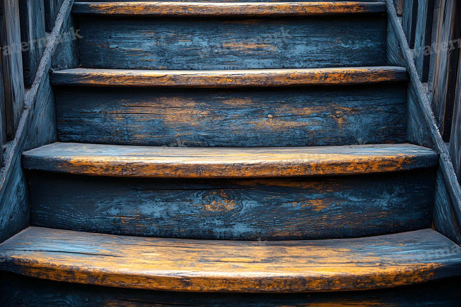 Wooden Stairrustic Vintage Backdrop Images