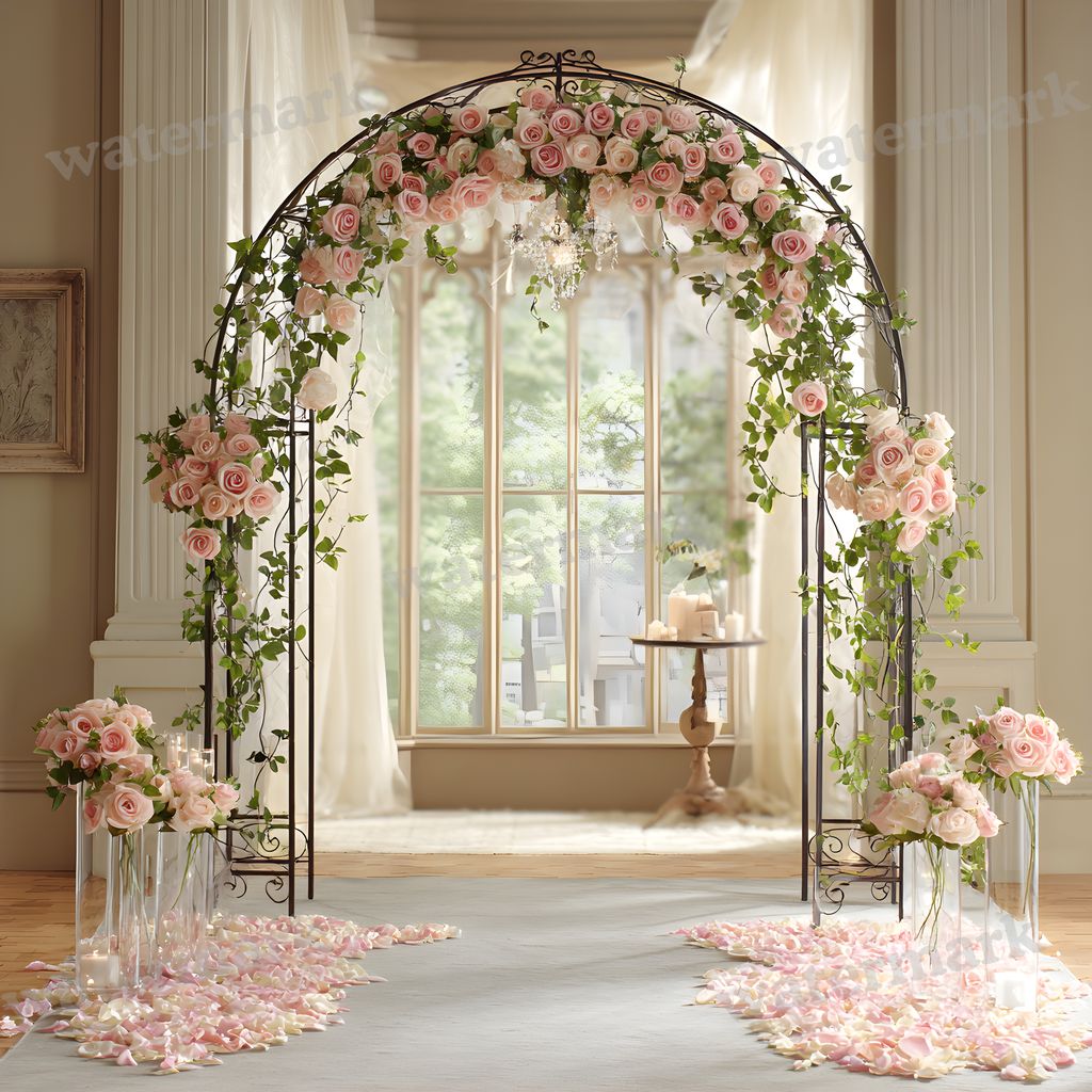 Wrought Iron Arch Decor Backdrop Images