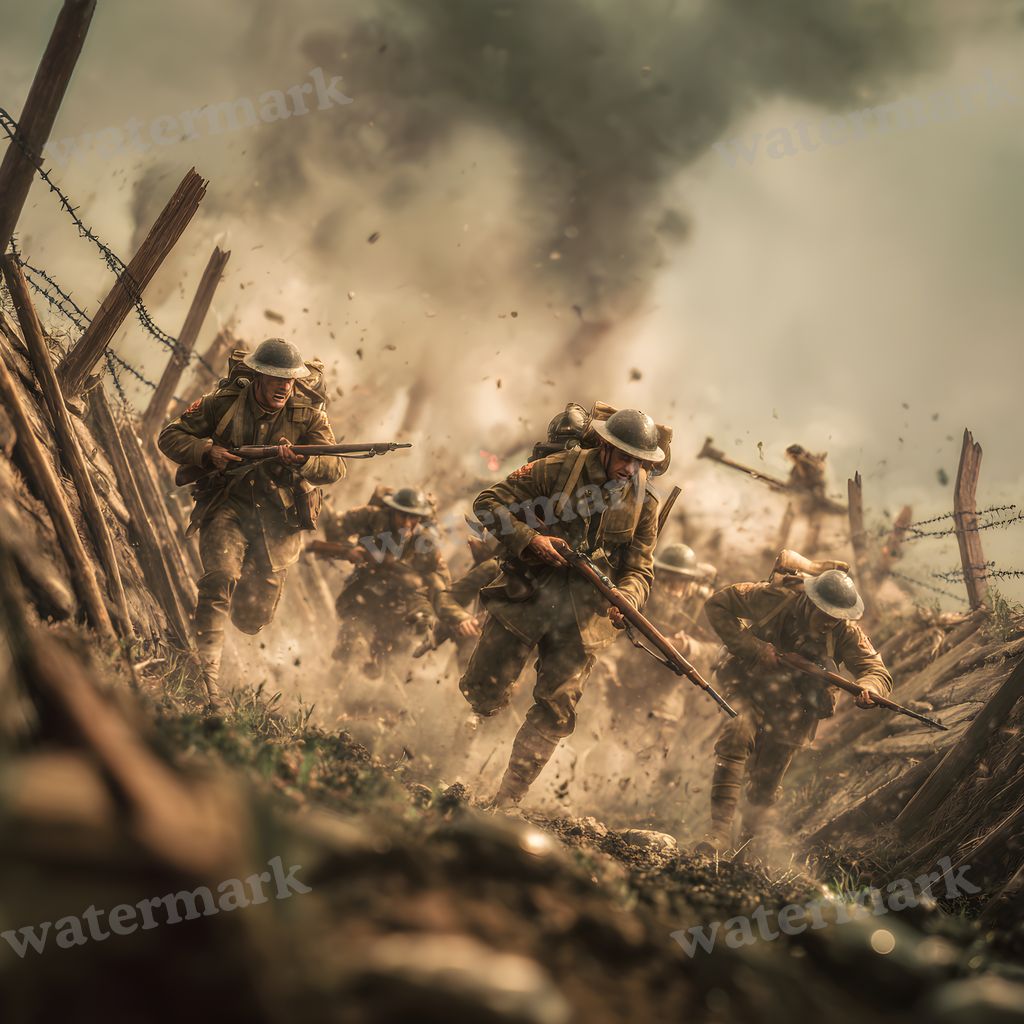 Ww Soldiercharging Backdrop Images