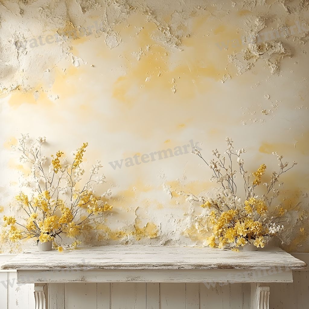 Yellow Pastel Room Backdrop Images