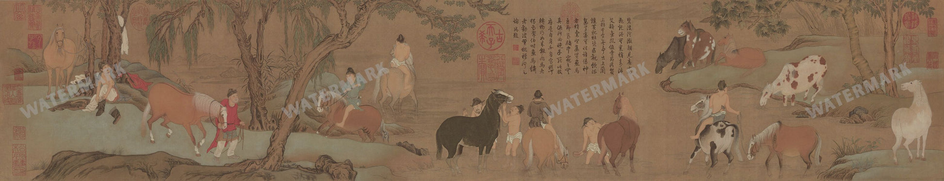 Zhao Mengfu Vintage Paintings