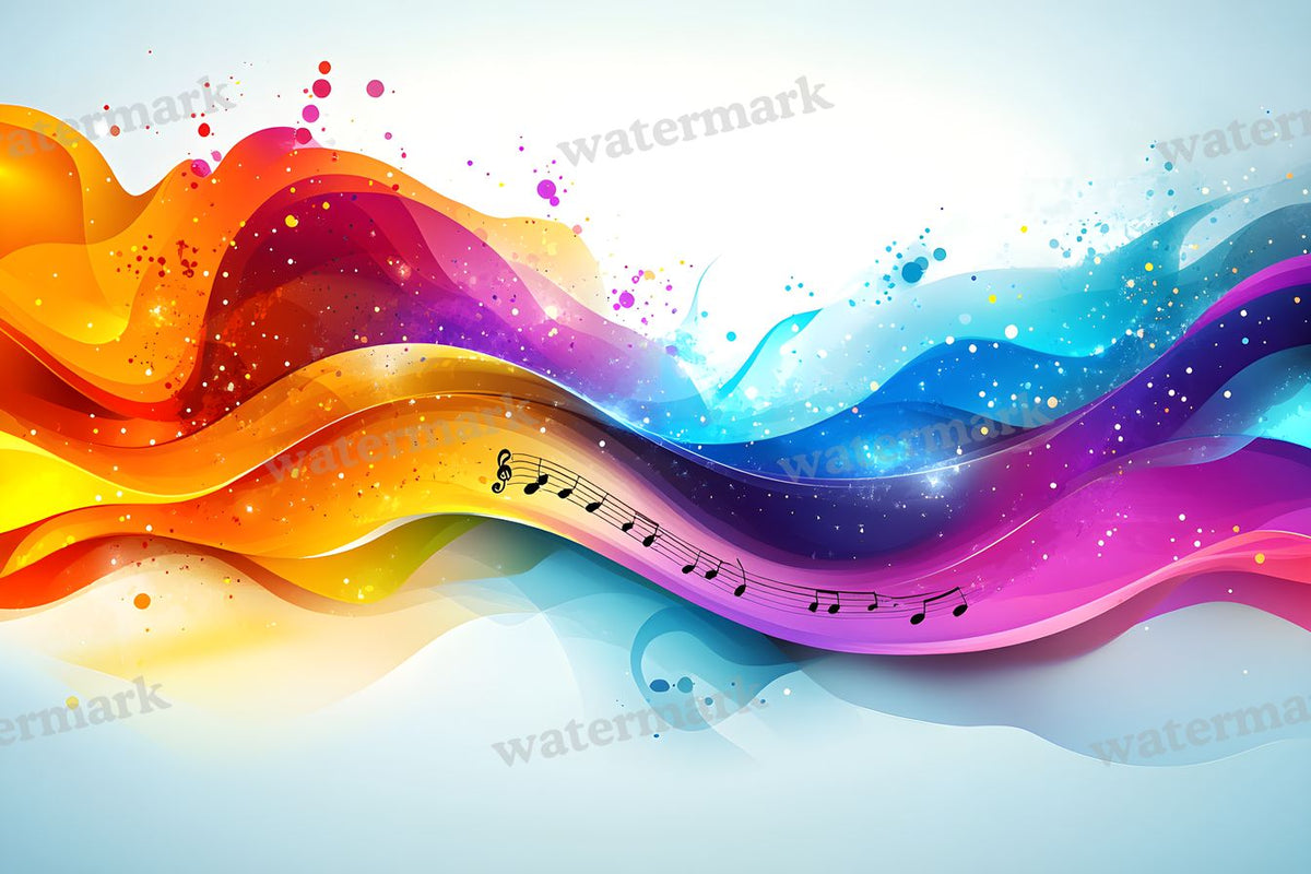 Abstract Music Patterns Backdrop Images