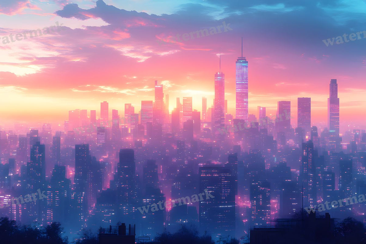 Abstract Skyline Backdrop Images
