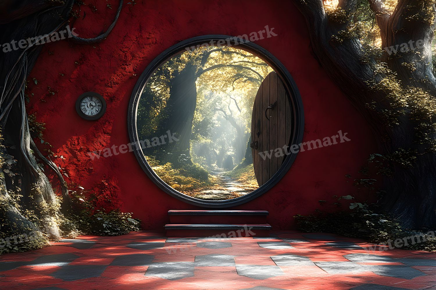 Alice In Wonderland Style Backdrop Images
