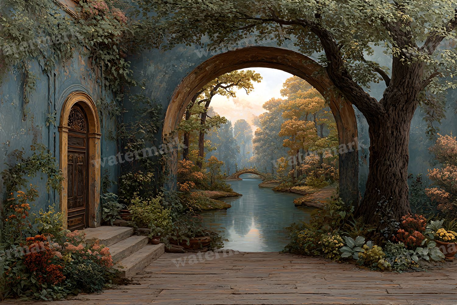 Alice Wonderland Rabbit Backdrop Images