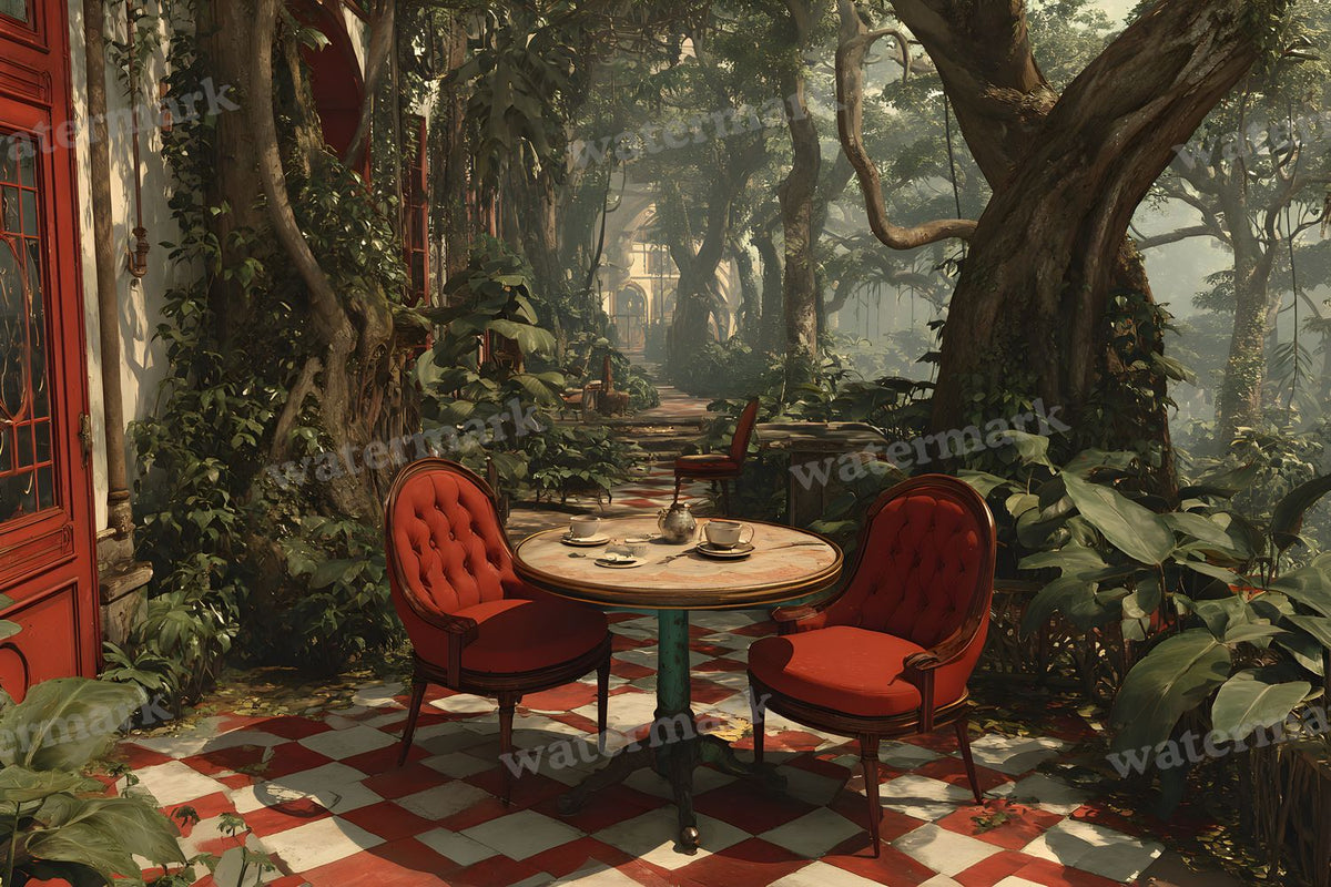Alice Wonderland Theme Backdrop Images