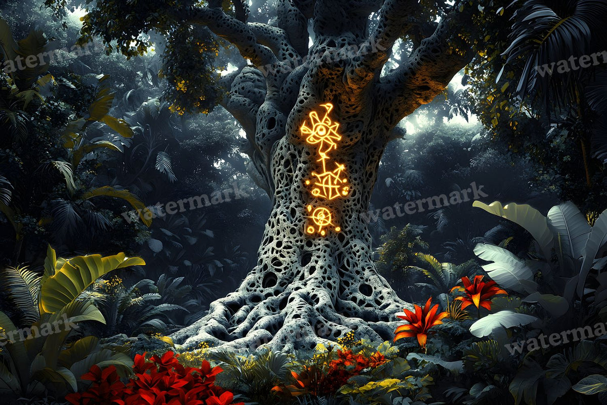 Amazonian Spirit Tree Backdrop Images