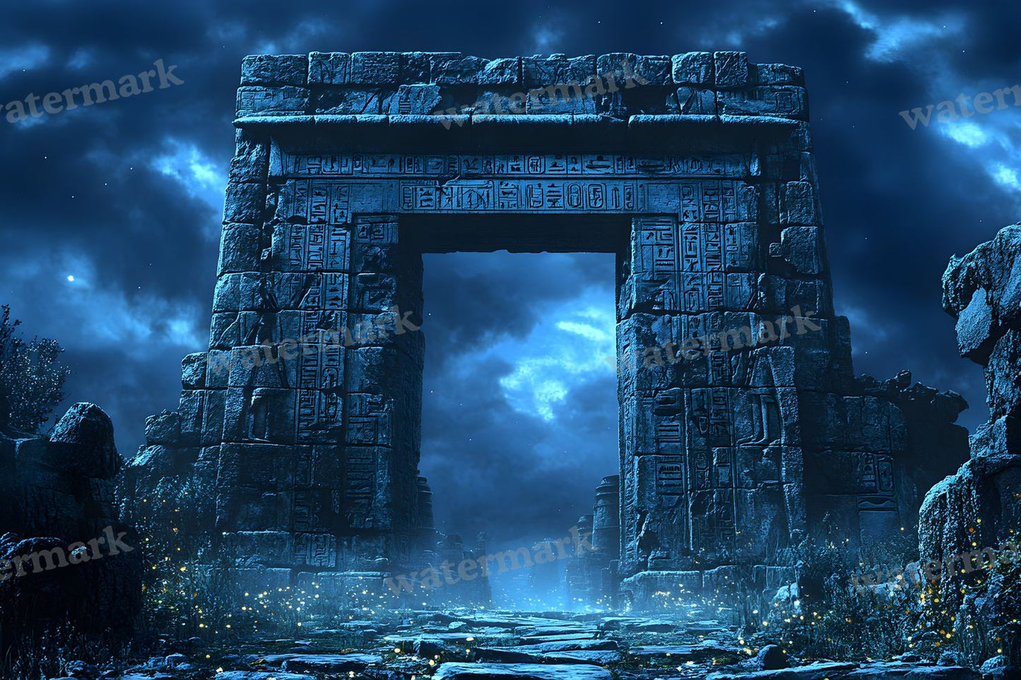 Ancient Egyptian Night Backdrop Images