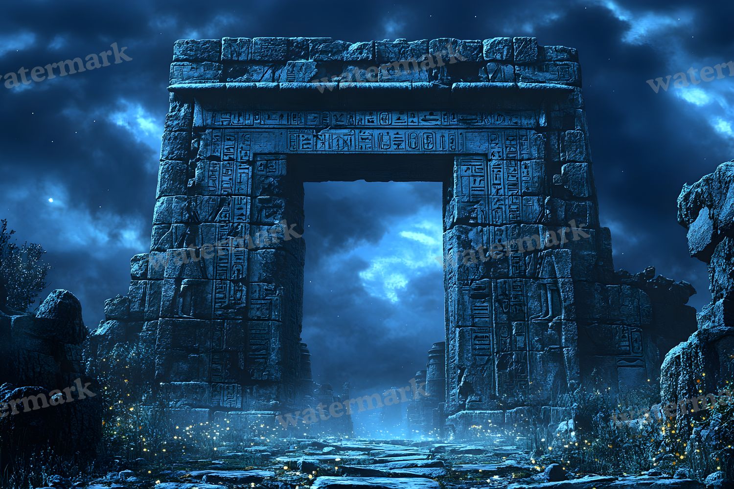 Ancient Egyptian Night Backdrop Images