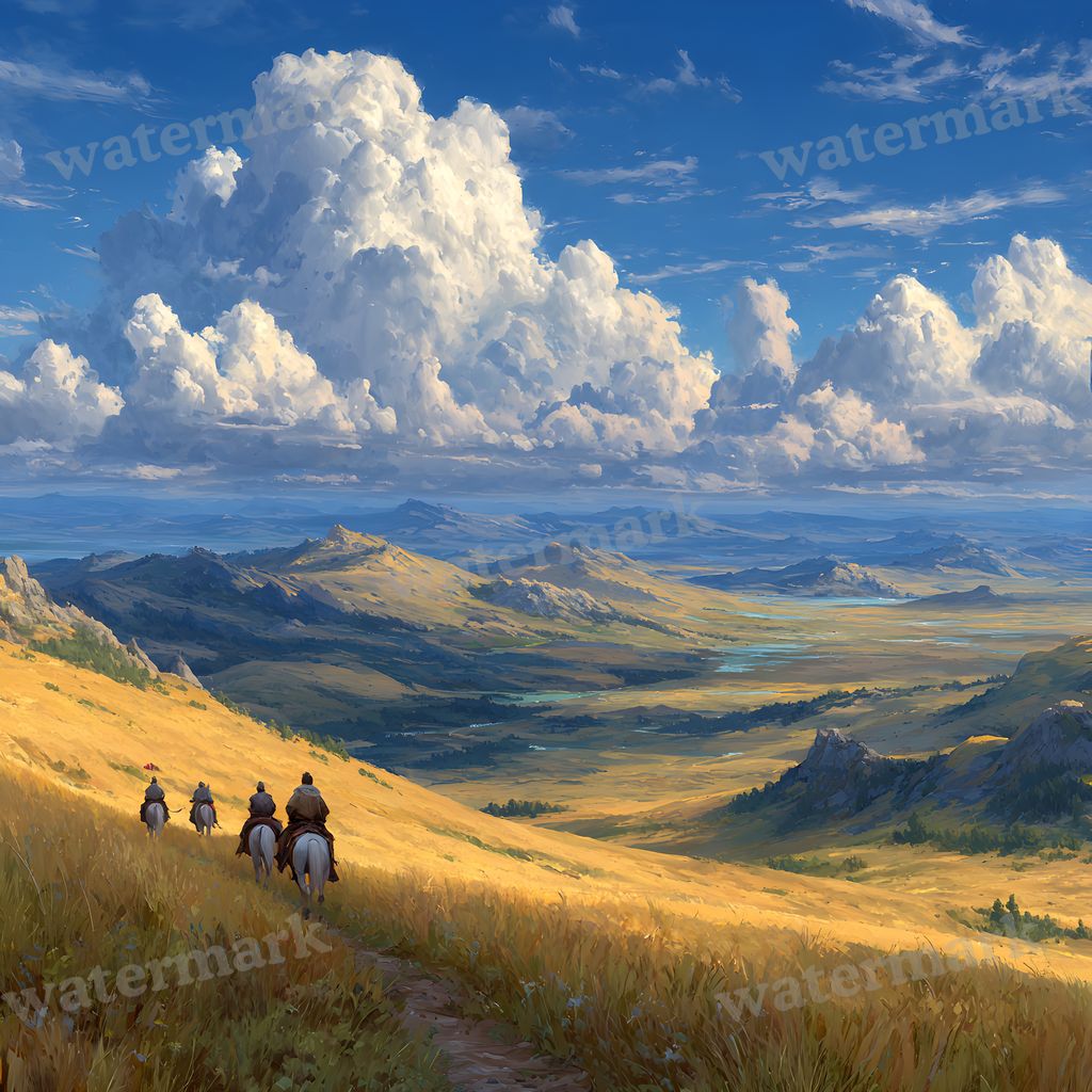 Ancient Mongolia Plains Backdrop Images