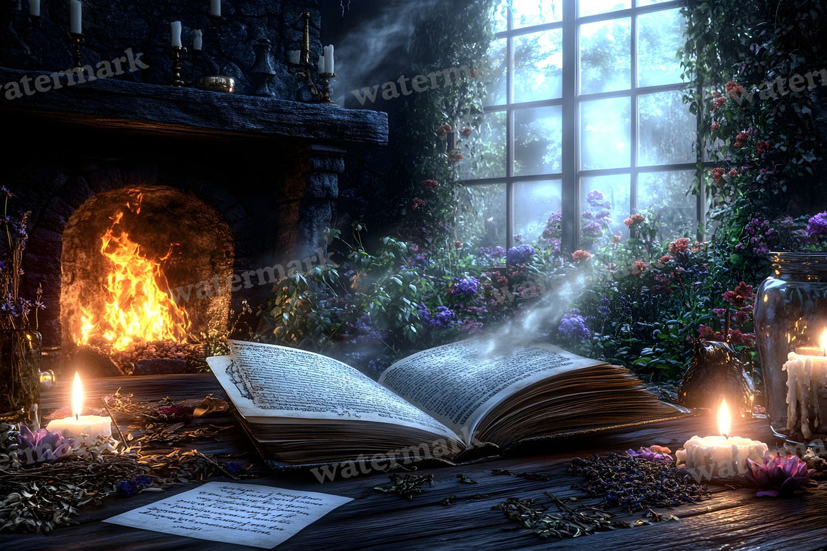 Ancient Witchgrimoire Backdrop Images
