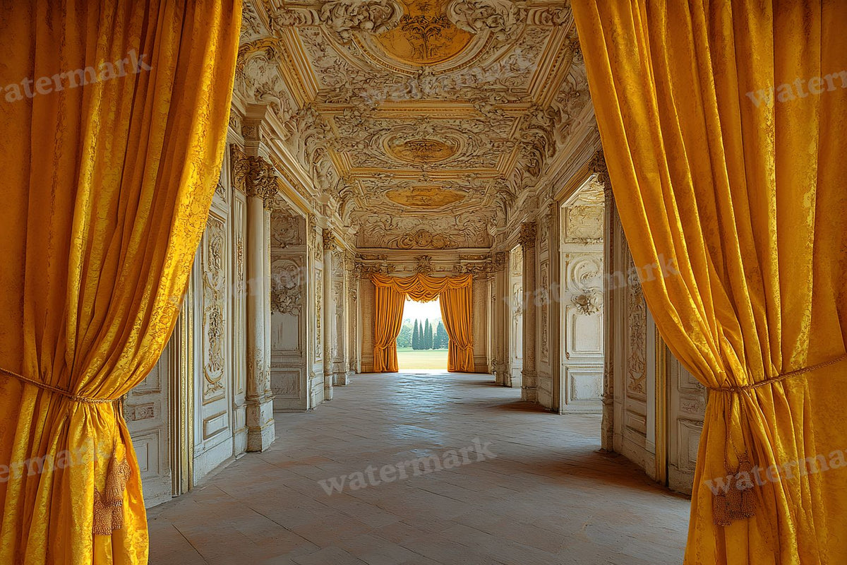 Baroque Regal Fresco digital photo backdrop for photo editing, preview 6
