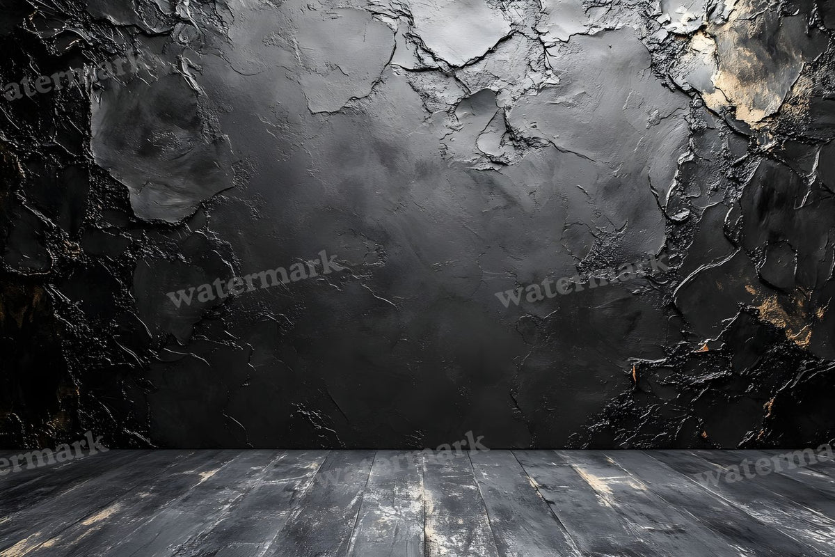 Black Texture digital photo backdrop for photo editing, preview 6