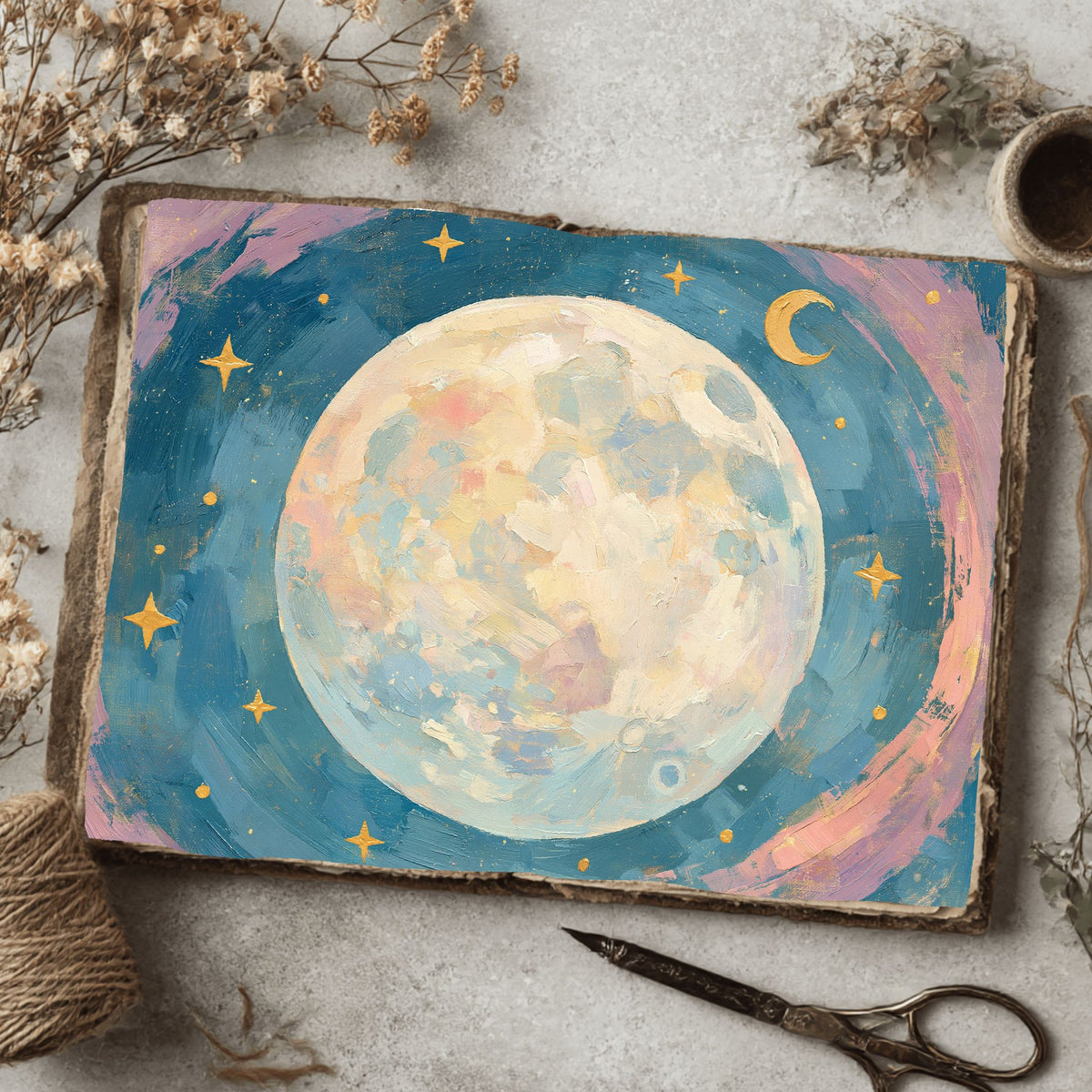 Celestial Moon Journal Paper