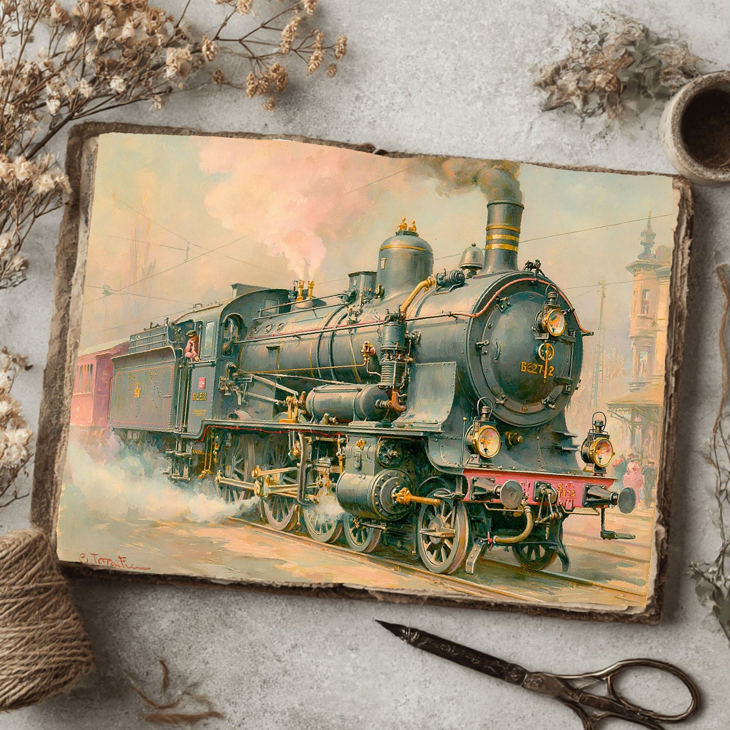 Distressed Vintage Hazy
