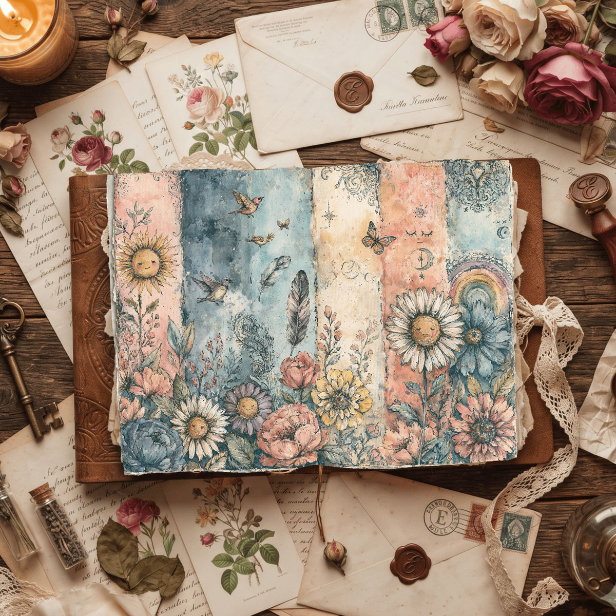 Pastel Peace & Love Paper