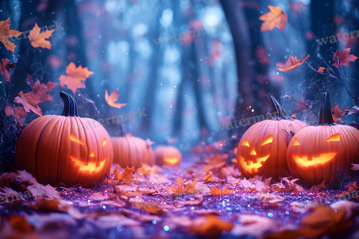 Pumpkin Grove Magic Backdrop Images