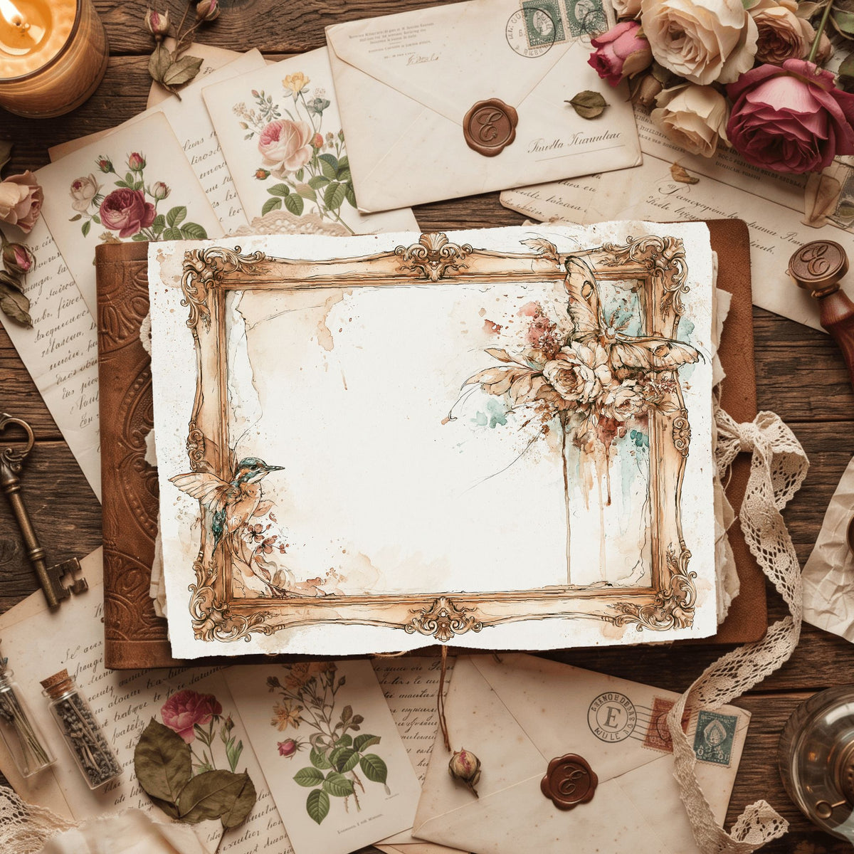 Regal Antique Wooden Frame