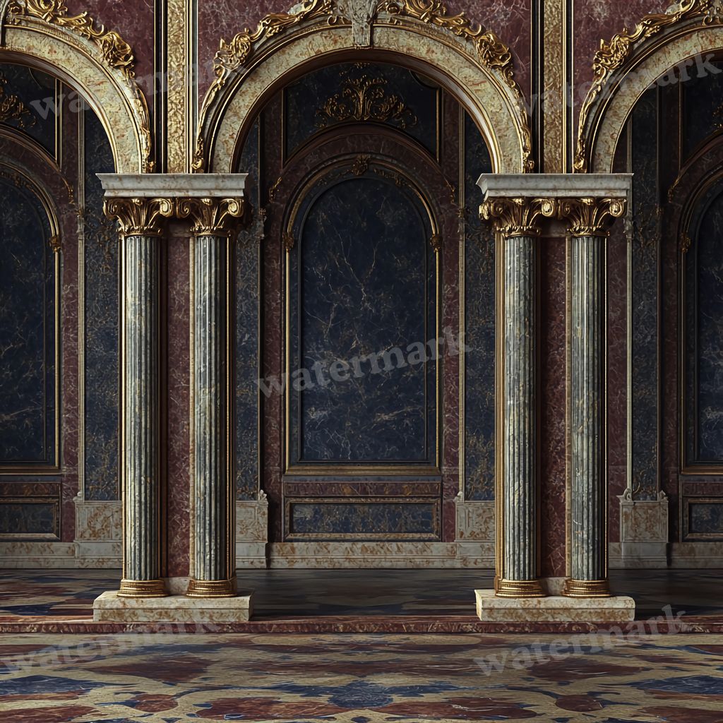 Regal Palace digital photo backdrop for photo editing, preview 6