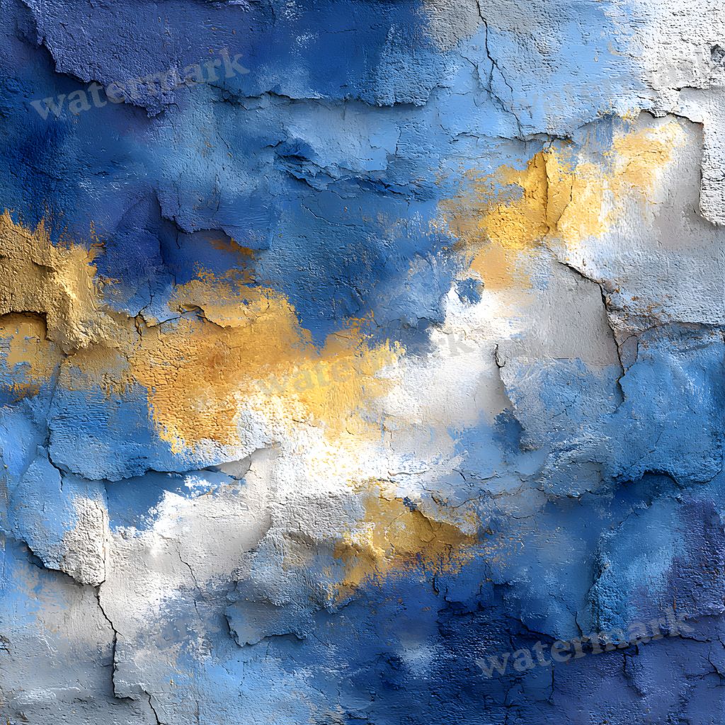 Sapphire Blue Gold Snowy Indoor Christmas Backdrop Images