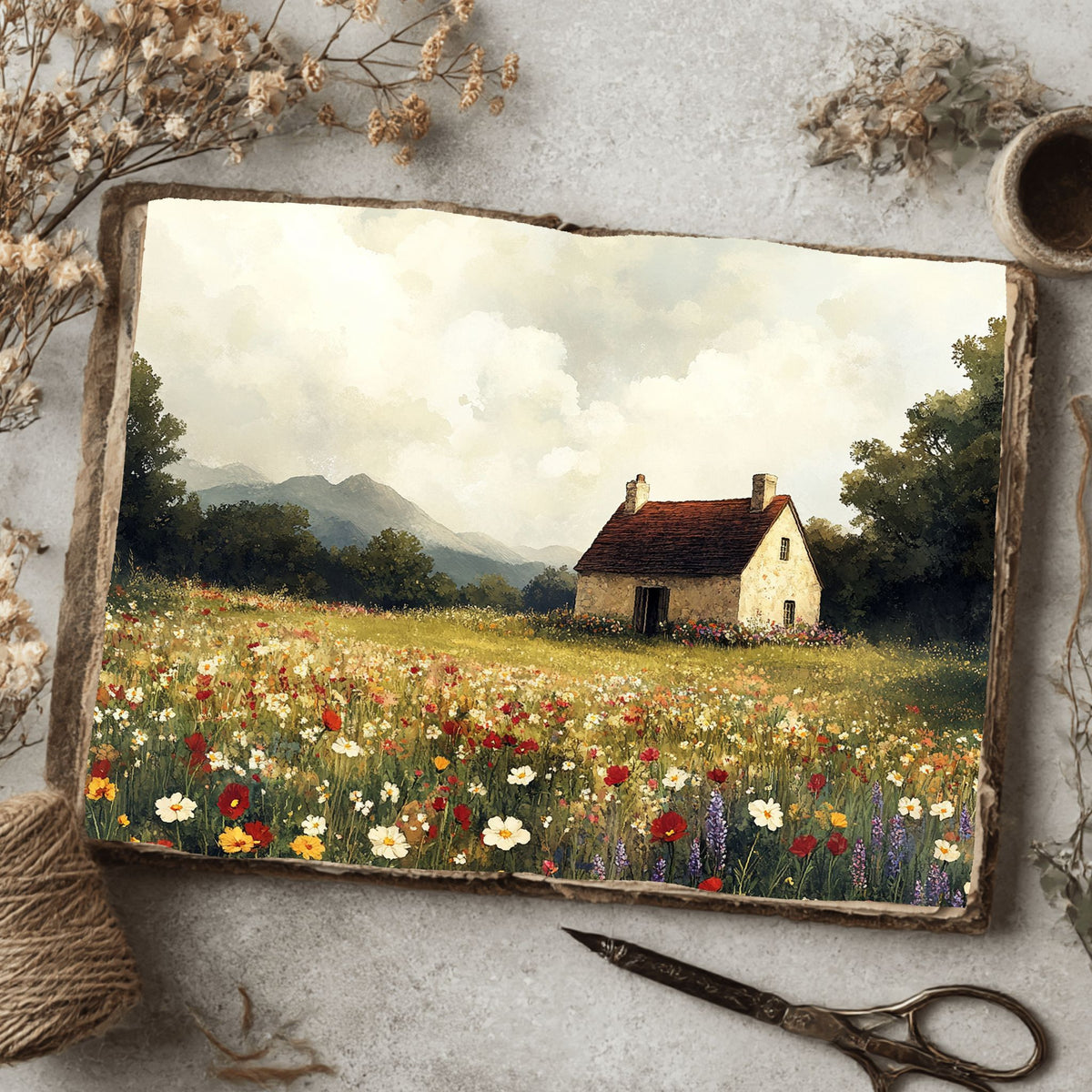 Secret Wildflower Cottage Writing Paper