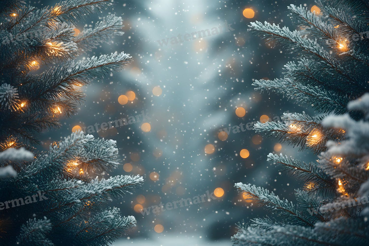 Snowy Forest Backdrop Images