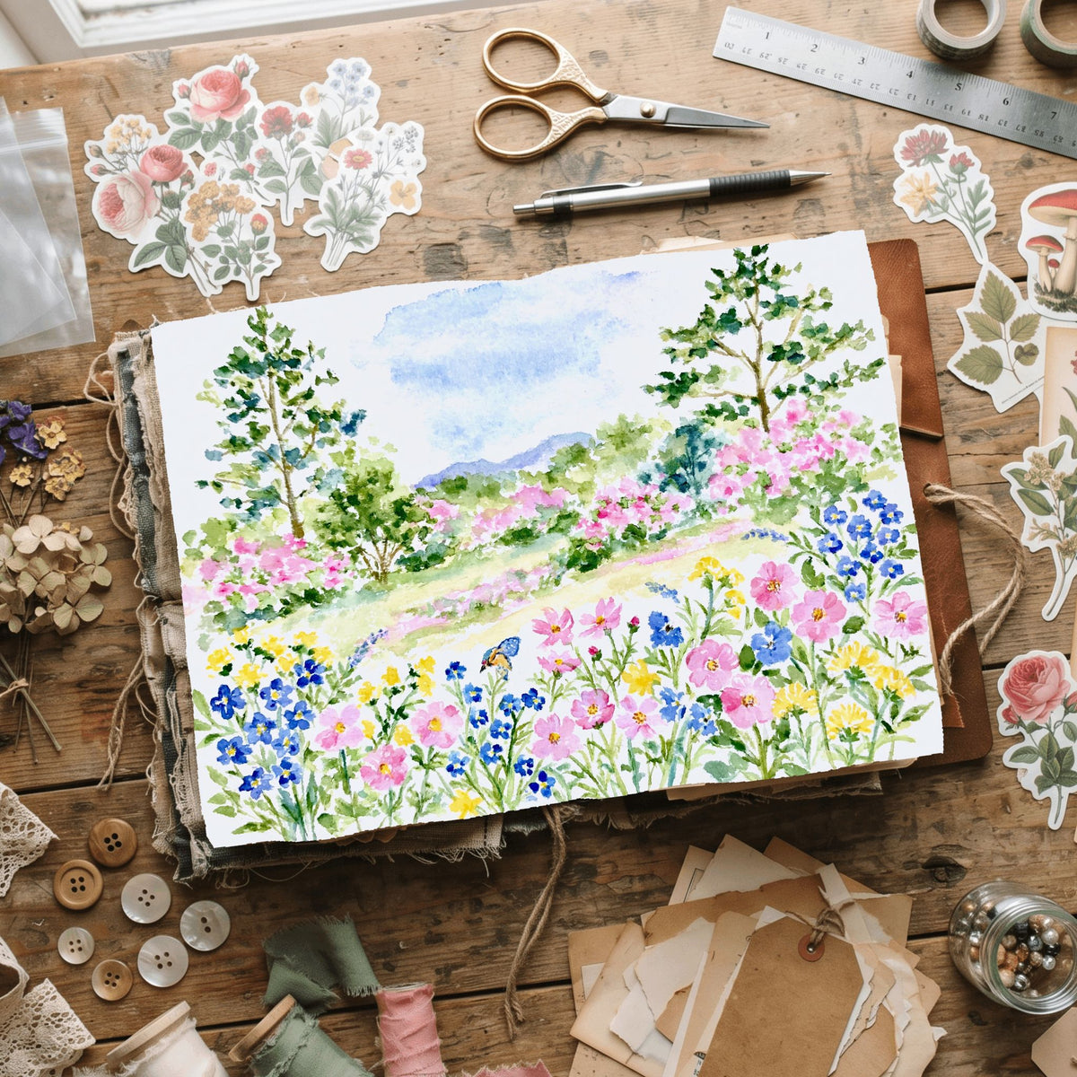 Soft Impressionist Landscape Painting