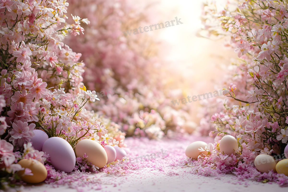 Spring Blossomeggscene Backdrop Images