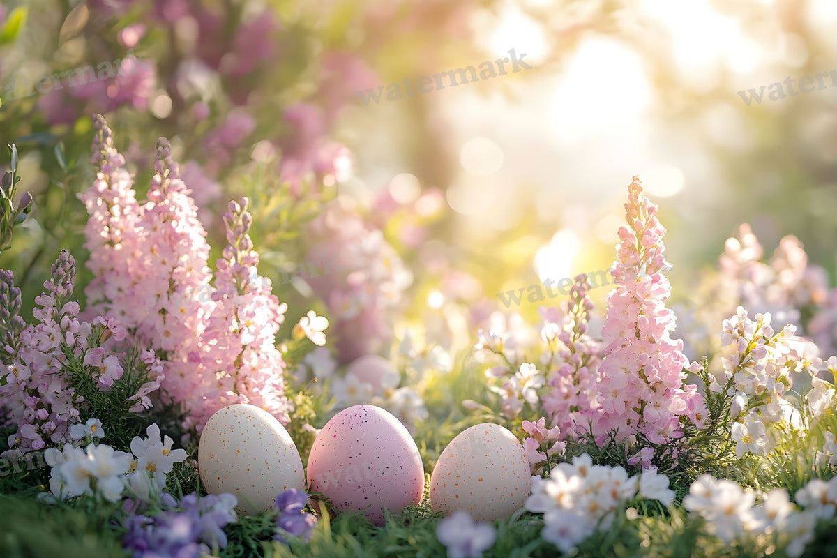 Spring Blossomeggscene Backdrop Images