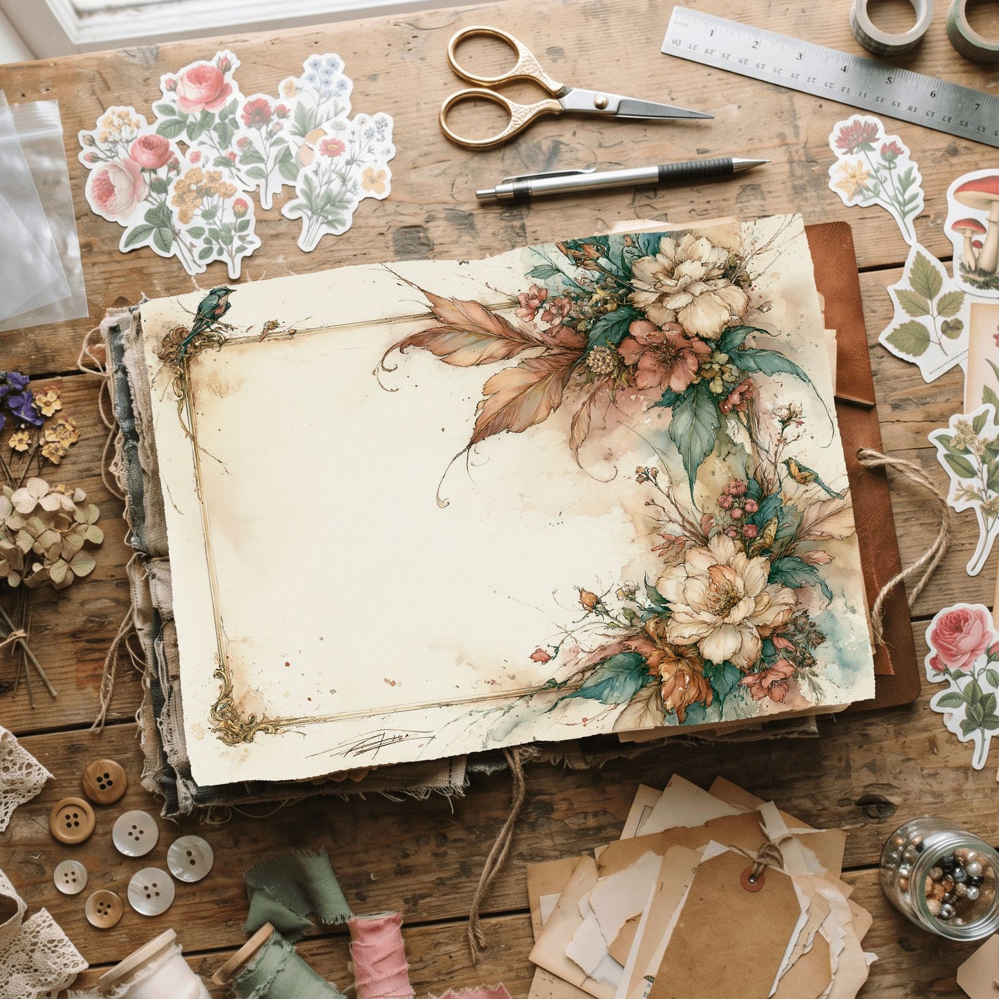 Vintage Ornate Picture Frame