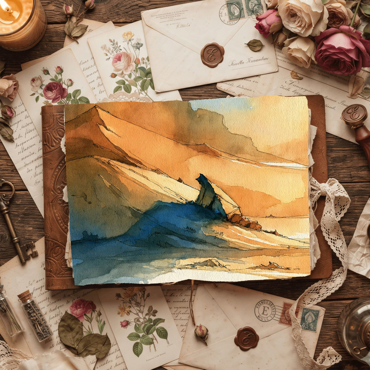 Warm Desert Landscape