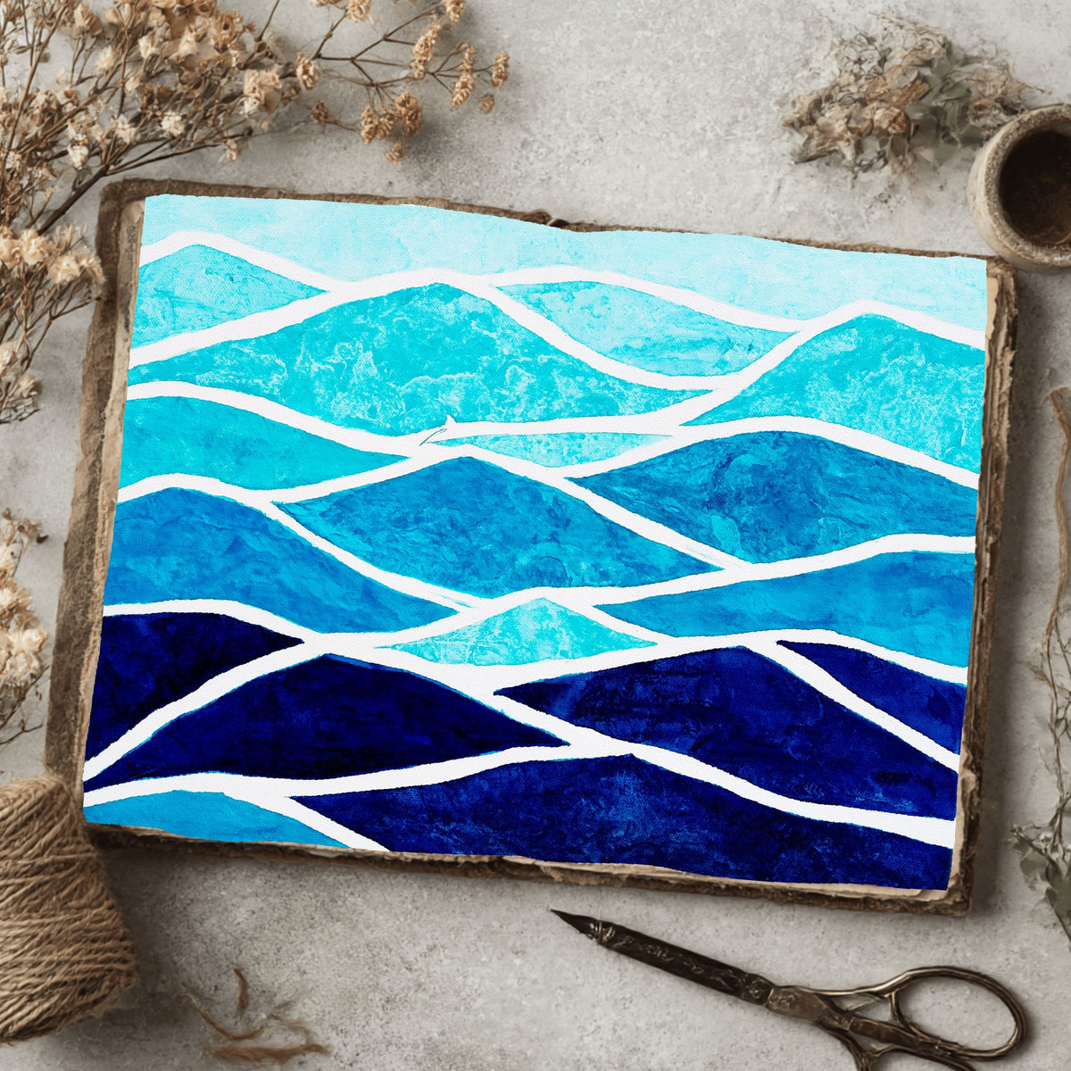 Water Wave Texture Pattern
