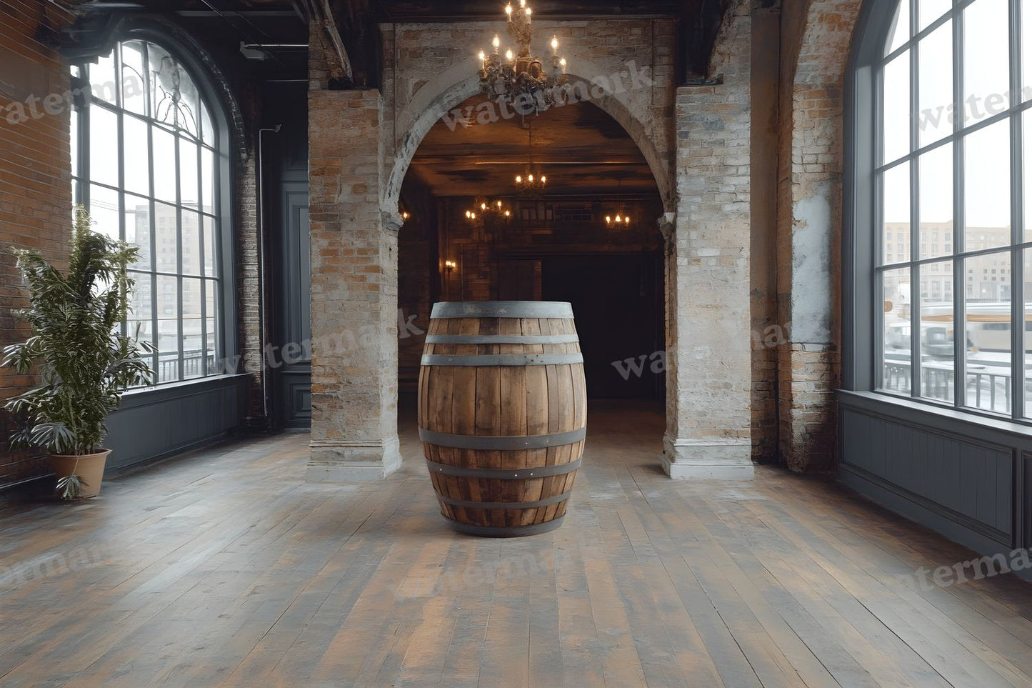 Whiskey Barrel Backdrop Images
