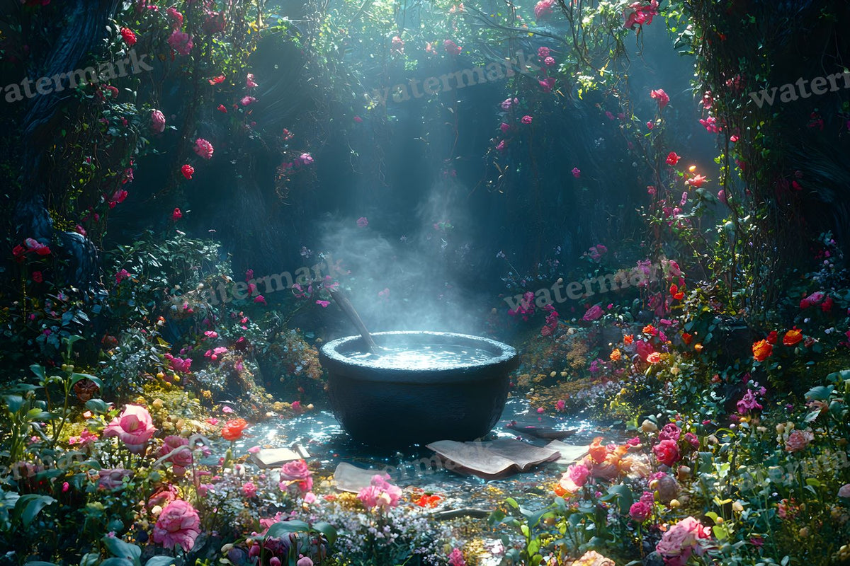 Wicked Witch Garden Backdrop Images