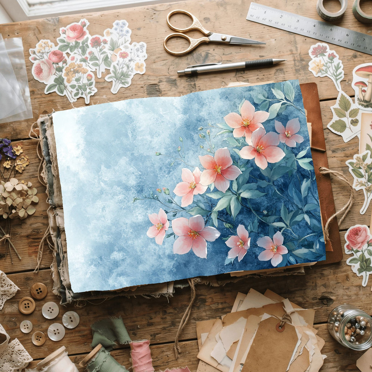 Wildflower Breeze Writing Paper