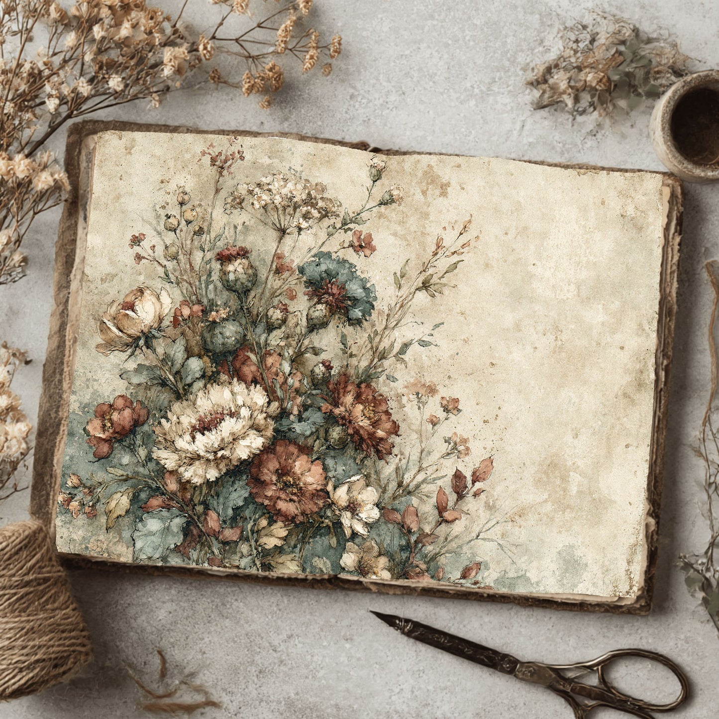 Wildflower Meadow Printable Paper